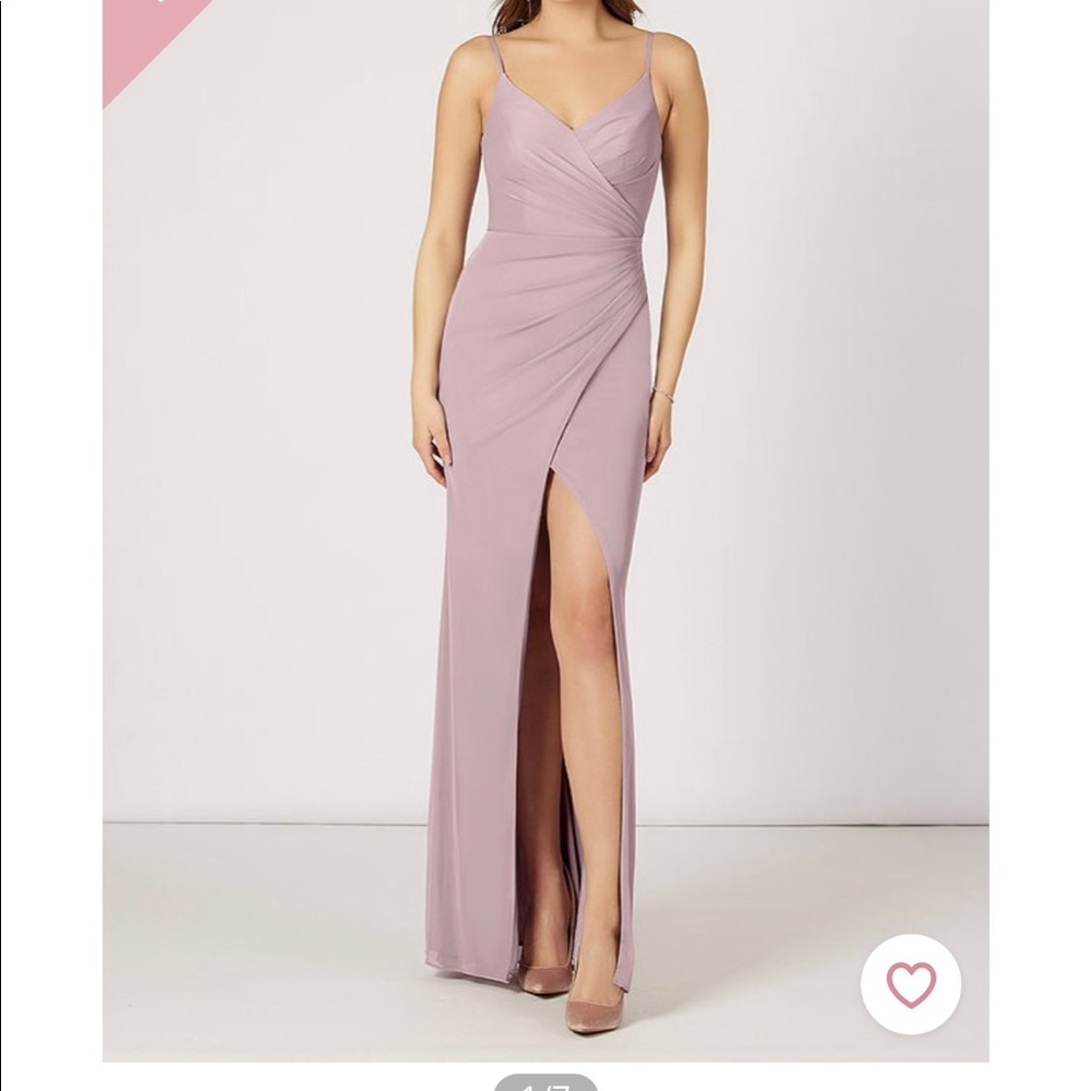 Azazie Adley Dress, Size A4, Vintage Mauve